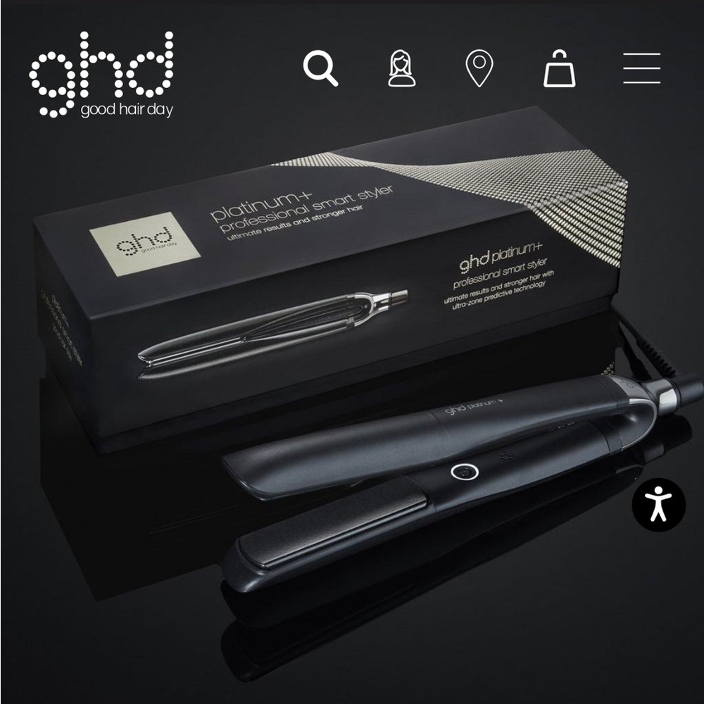 ghd Platinum+ Styler in Matte Black